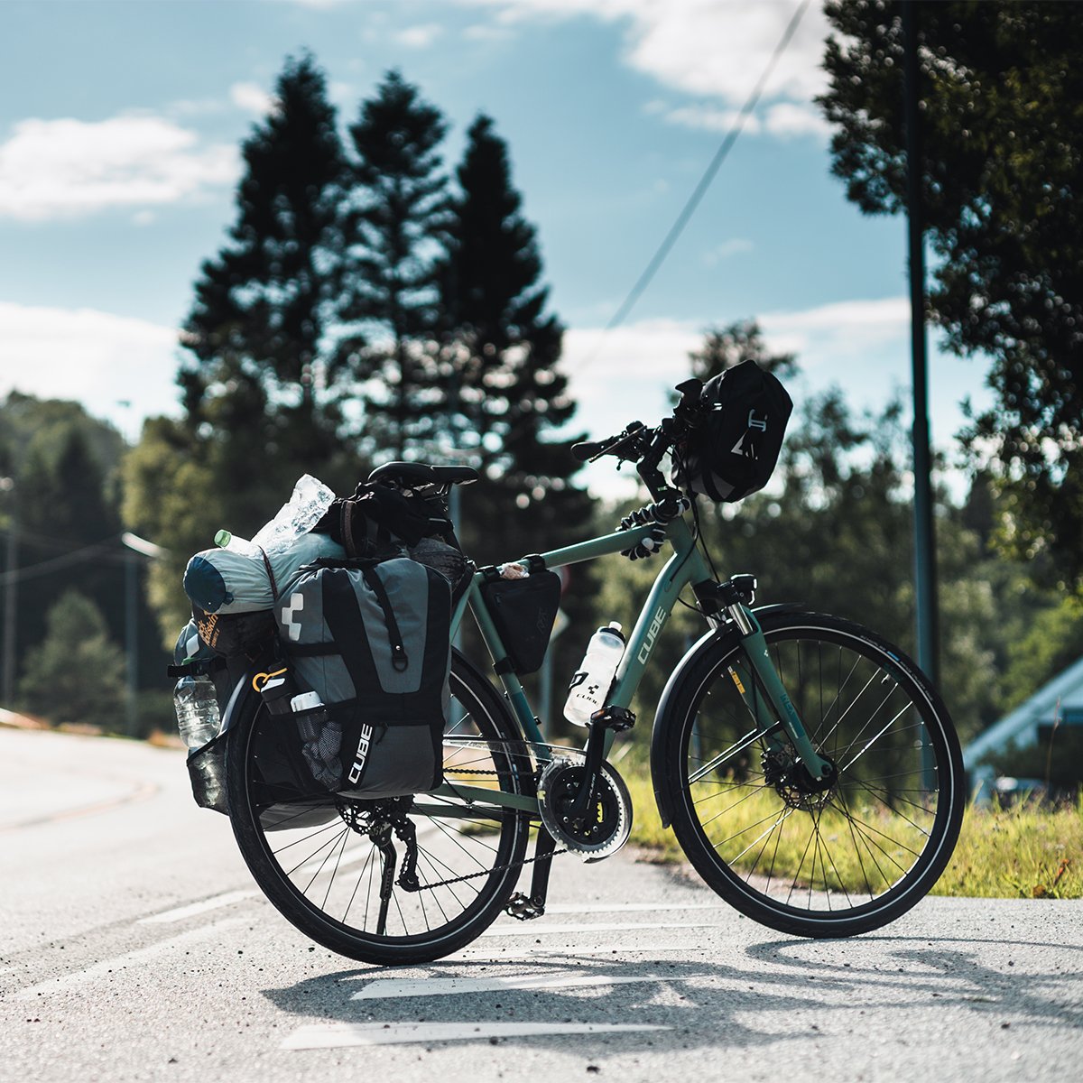 CUBE Tourenrad: Motiv der Fahrradversicherung